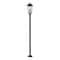 Z-Lite Gannon 3 Light Outdoor Post Mount Fixture, 10in. W x 100.5in. H, Black 5008PHBR-567P-BK - alternate 6
